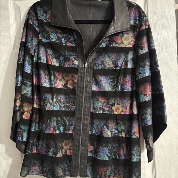 Fabio Fischer Jackets & Blazers - VTG 1990 Leather Club Fabio Fischer High Fashion Haute Couture Lambskin Jacket